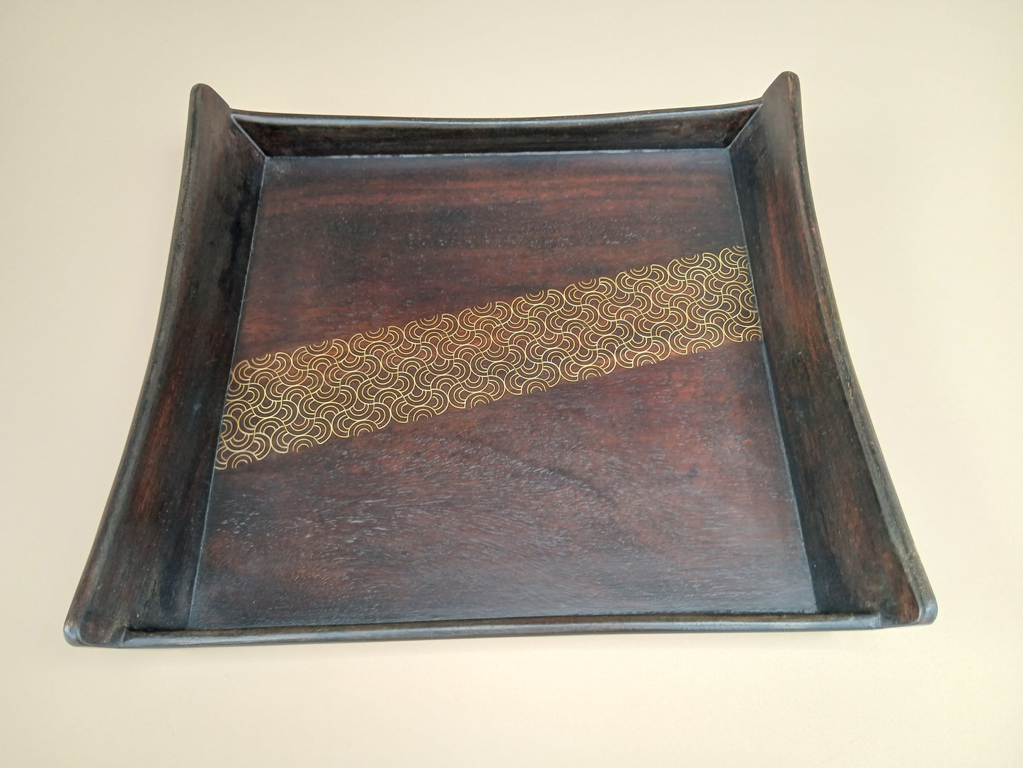 Tarkashi Tray - Middle SemiCircle Tesselation 12"X12"