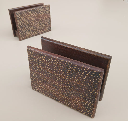 Tarkashi Napkin Holder - Triangular tesselation