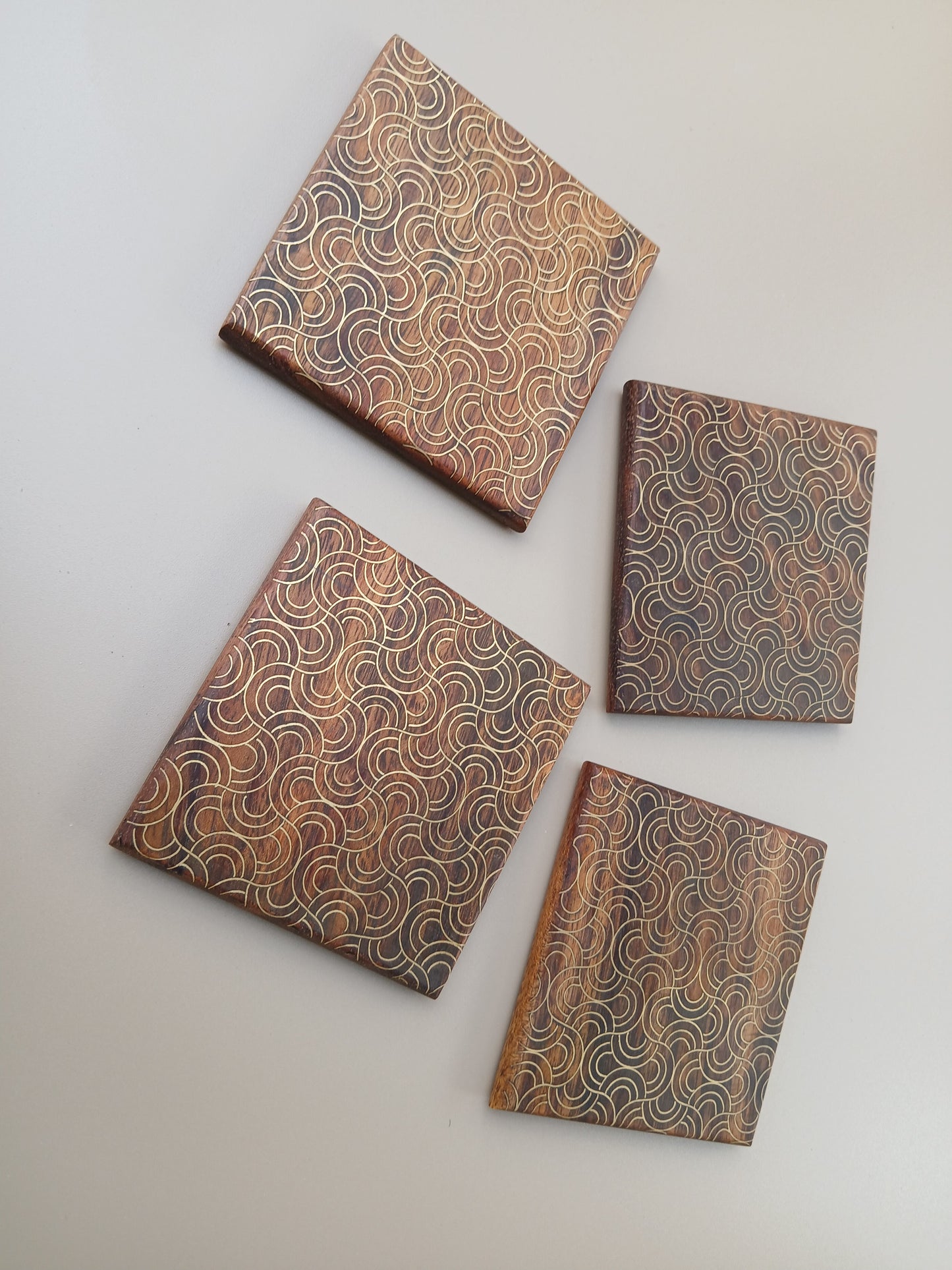 Tarkashi Coasters - Semi circular Tesselation