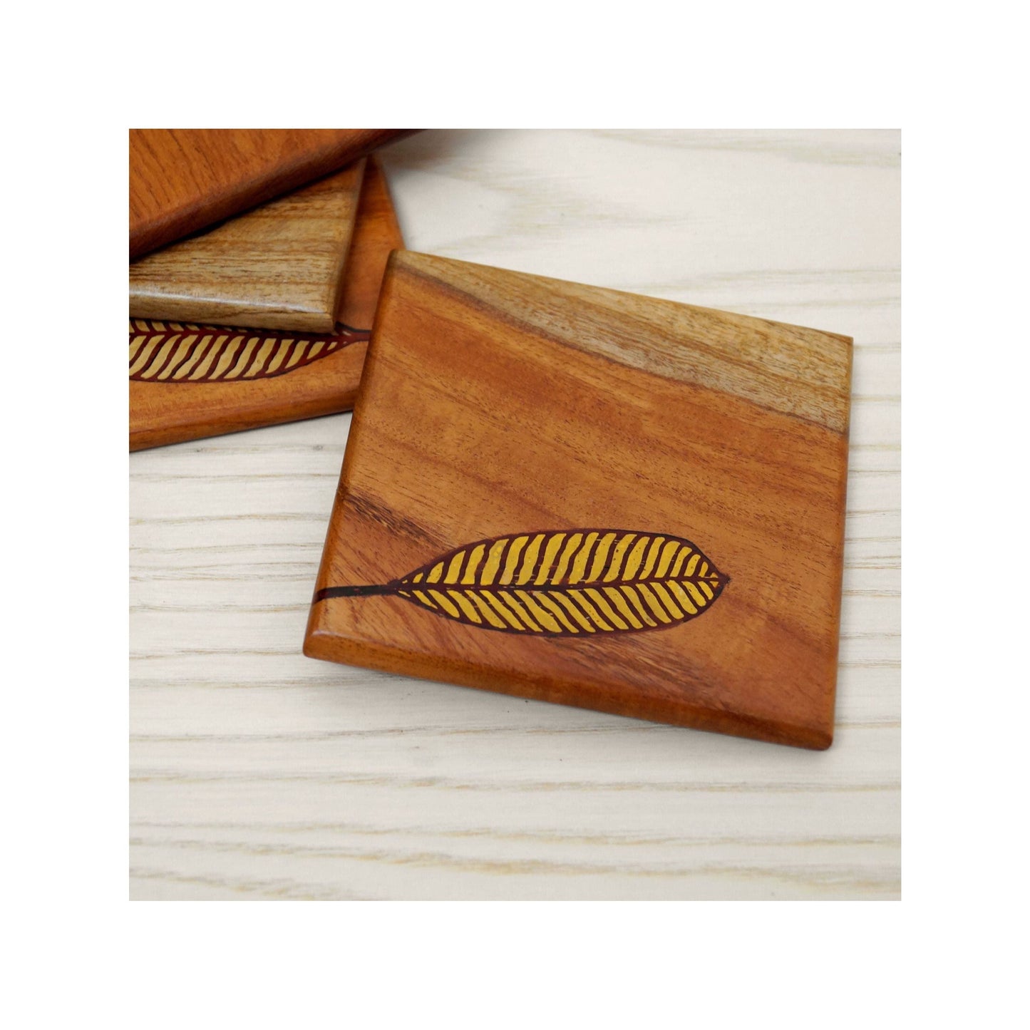 Leaf Coasters