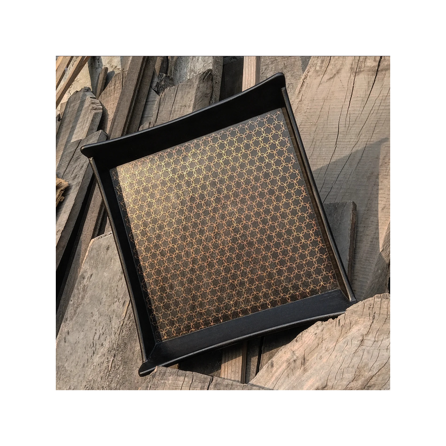 Tarkashi Tray - Hexagonal Tesselation