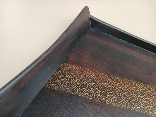 Tarkashi Tray - Middle SemiCircle Tesselation  12"X12"