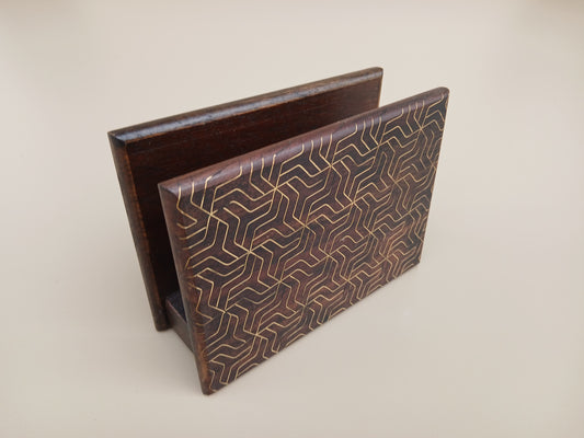 Tarkashi Napkin Holder - Triangular tesselation