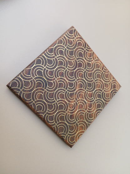 Tarkashi Coasters - Semi circular Tesselation