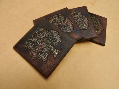 Tarkashi Tree of Life Coasters