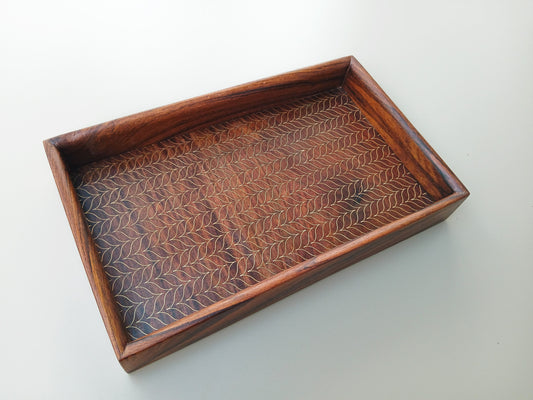 Tarkashi Tray 6"X12" - Arches