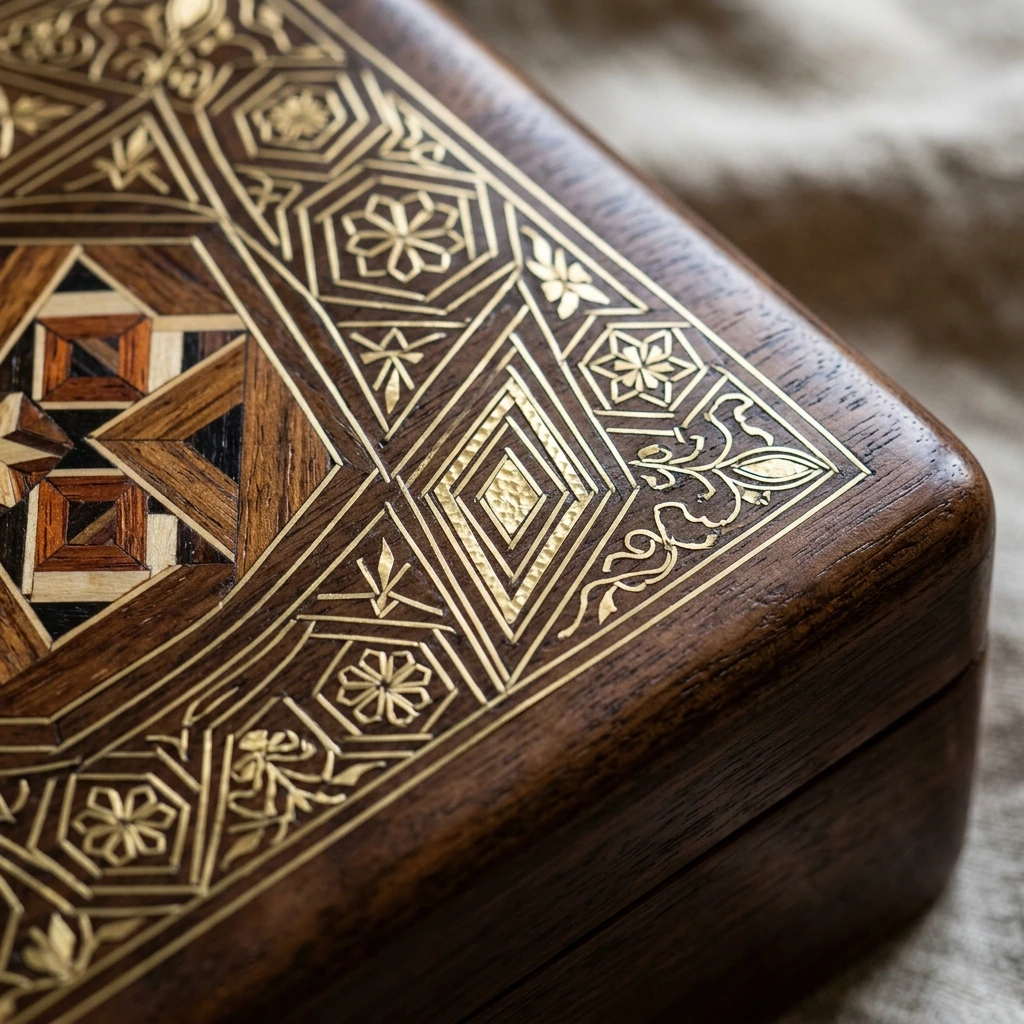 Marquetry & Wire Inlay Art