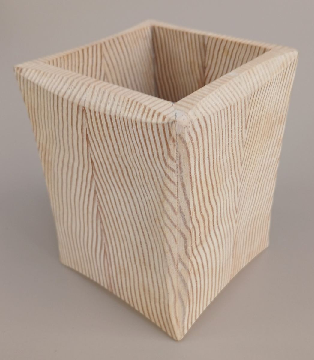 Pine Wood Cutlery Holder